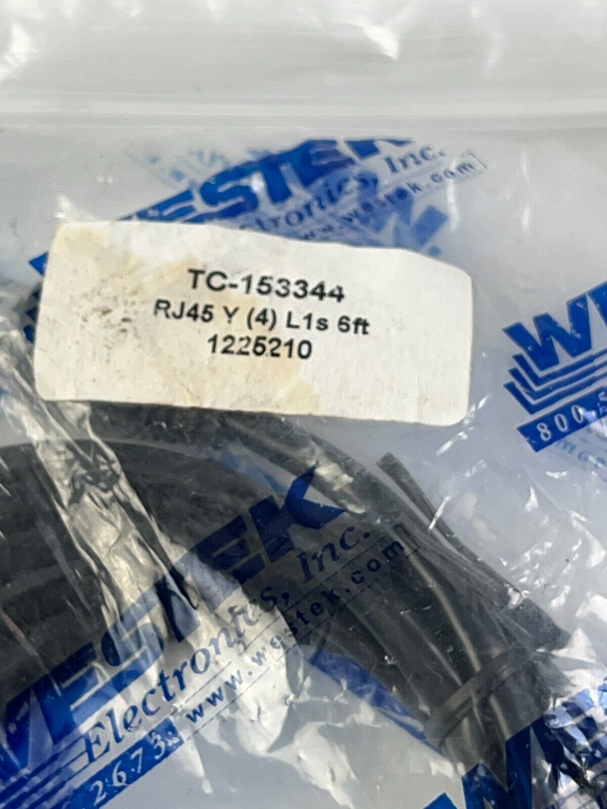 Westek RJ45 Y (4) L1s 6ft TC-153344 RJ45 to Alligator Clips