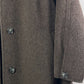 REGENCY Alpaca Dark Brown Alpaca & Wool Long Coat Overcoat USA