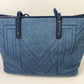 MCM Munchun Limited Edition Tote in Vintage Denim Blue with 2nd Bag