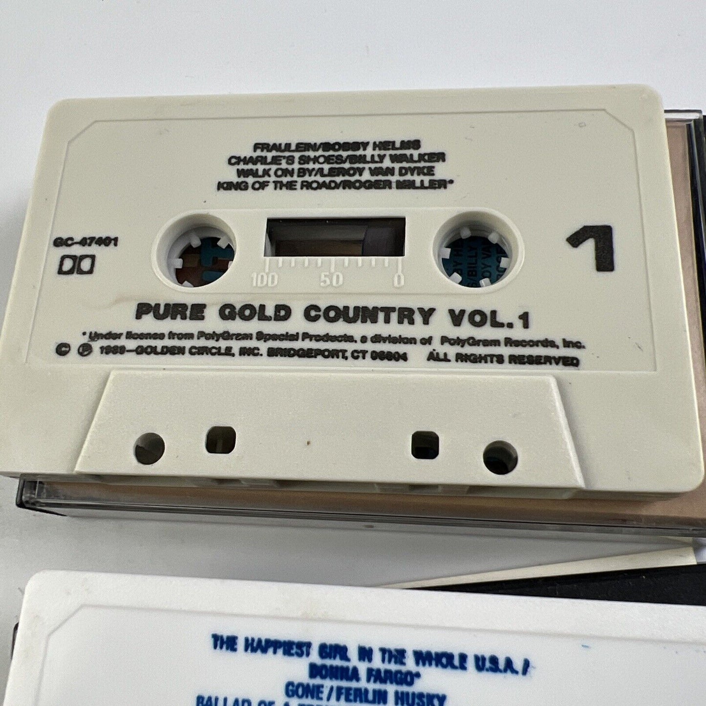 Pure Country Gold Vintage Cassette Tapes Volumes 1 & 2