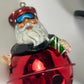 HARLEY-DAVIDSON ORNAMENT COLLECTION, 5 Bikers 1 Harley Santa Ball