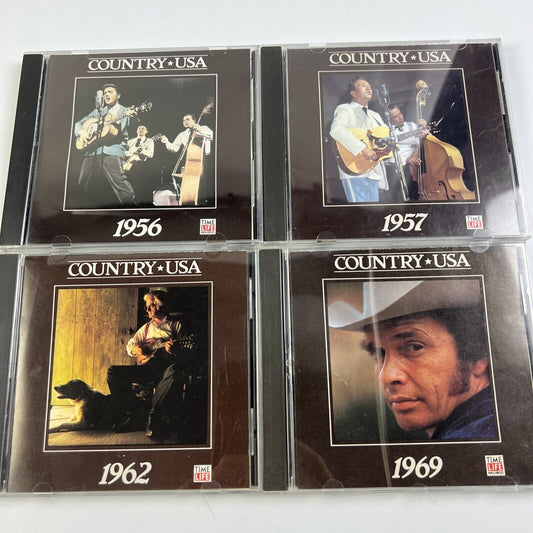 Time Life Music Country USA 4 CD Lot - 1956, 1957, 1962, 1969