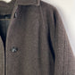 REGENCY Alpaca Dark Brown Alpaca & Wool Long Coat Overcoat USA