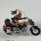 HARLEY-DAVIDSON ORNAMENT COLLECTION, 5 Bikers 1 Harley Santa Ball