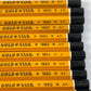 Gold Star Pencils 1860 4H Czechoslovakia Bohemia Vintage Lot of 11