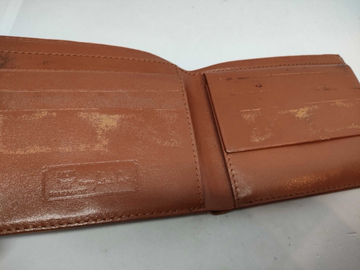 MCM Visetos Bi-Fold Wallet | Cognac Brown | Pre-Owned