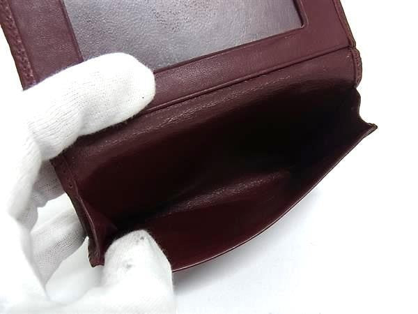 Cartier Must Line Leather Card Case, Card Holder, Business Card Holder, Pass Cas