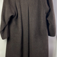 REGENCY Alpaca Dark Brown Alpaca & Wool Long Coat Overcoat USA