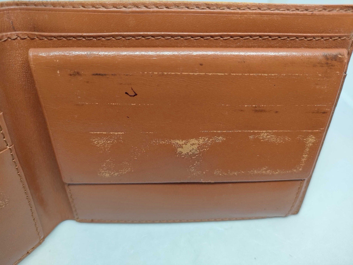 MCM Visetos Bi-Fold Wallet | Cognac Brown | Pre-Owned