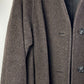 REGENCY Alpaca Dark Brown Alpaca & Wool Long Coat Overcoat USA