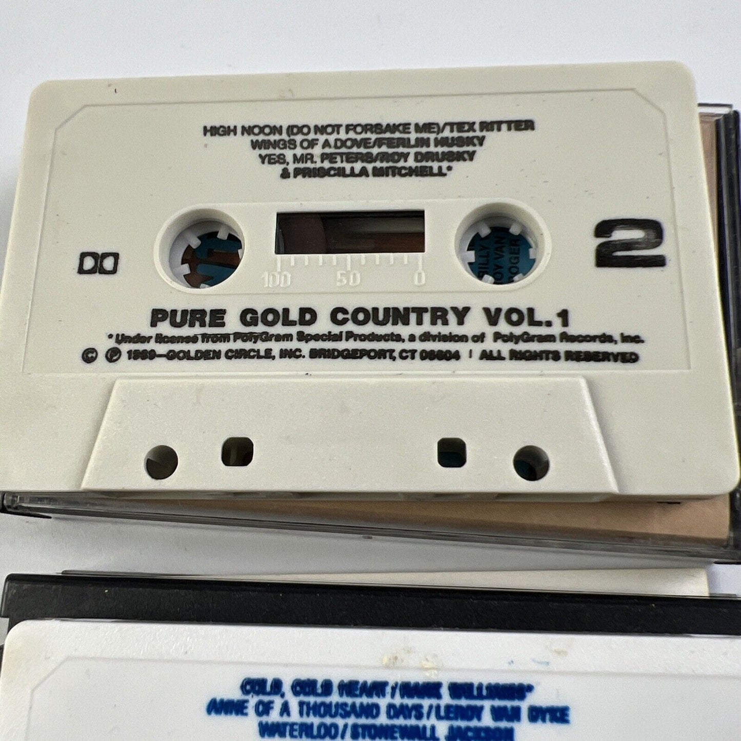 Pure Country Gold Vintage Cassette Tapes Volumes 1 & 2