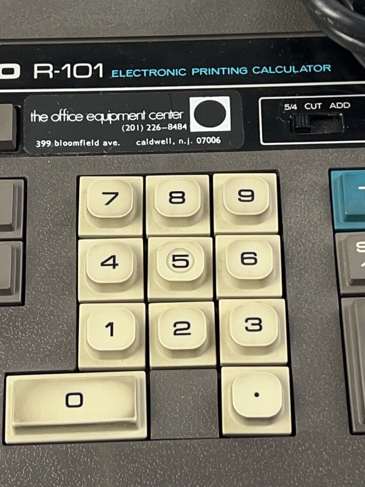 CASIO R-101 Electronic Printing Calculator - Tested & Working