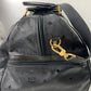 Vintage MCM Black Monogram Visetos Duffle Travel Bag w/strap Handmade In Germany