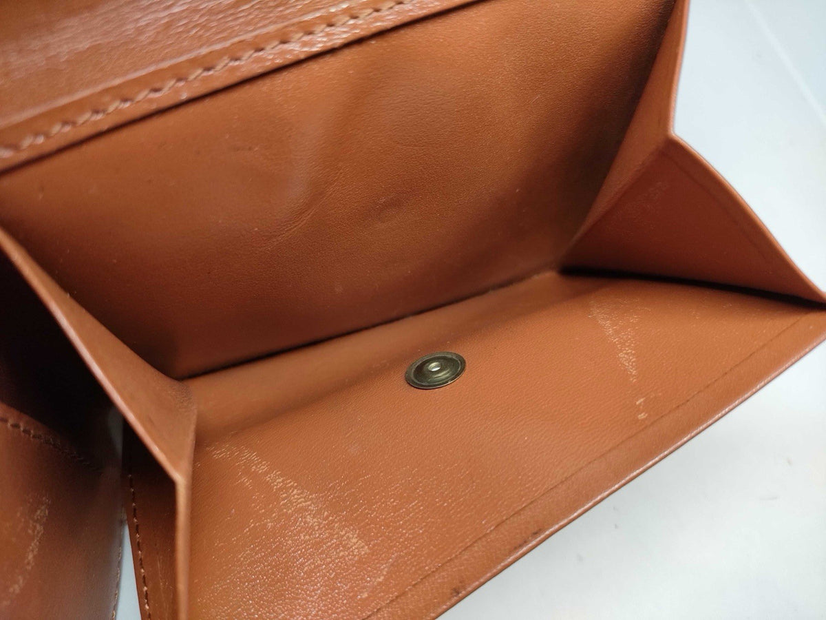 MCM Visetos Bi-Fold Wallet | Cognac Brown | Pre-Owned