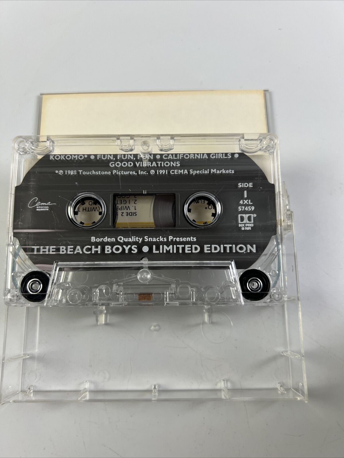 LIMITED EDITION THE BEACH BOYS CASSETTE BORDEN 4XL-57459