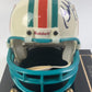 Bob Griese Miami Dolphins Autographed 1972 Throw Back Mini Helmet