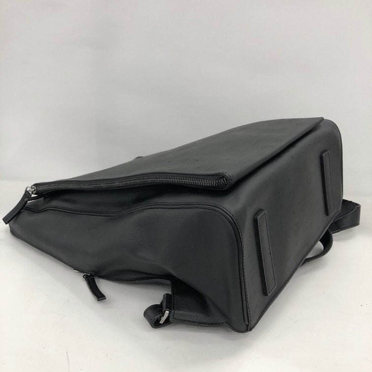 MCM Visetos Business Backpack | Embossed Design | Black