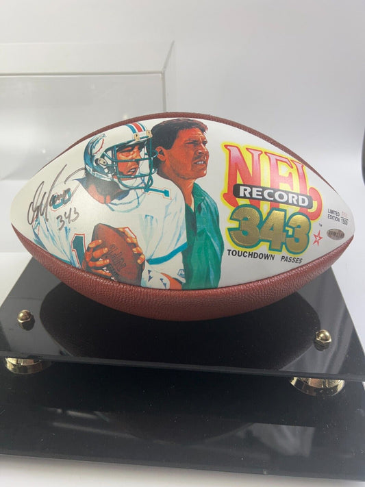 Dan Marino Autographed Upper Deck Commemorative 343 Touchdown Photo Football