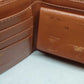 MCM Visetos Bi-Fold Wallet | Cognac Brown | Pre-Owned