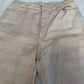 MCM Beige Diamond Logo Pants 28” Waist 28” Inseam  40" Length