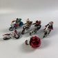 HARLEY-DAVIDSON ORNAMENT COLLECTION, 5 Bikers 1 Harley Santa Ball