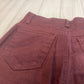 MCM Brown Diamond Logo Pants 28” Waist 28” Inseam  40" Length