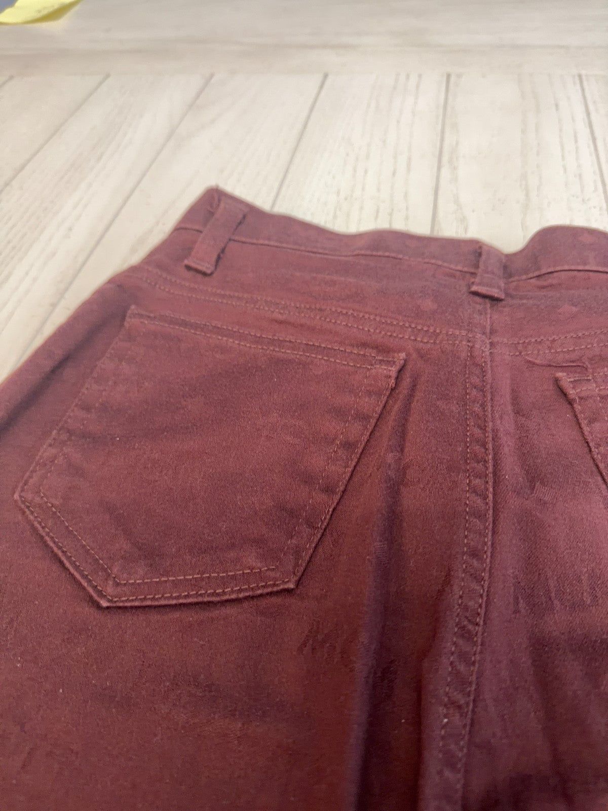 MCM Brown Diamond Logo Pants 28” Waist 28” Inseam  40" Length