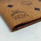 MCM Visetos Bi-Fold Wallet | Cognac Brown | Pre-Owned