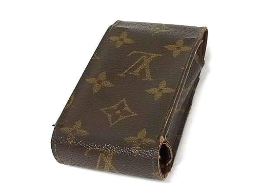 Louis Vuitton Monogram Etui Cigarette Case M63024 Vintage LV Brown Authentic.