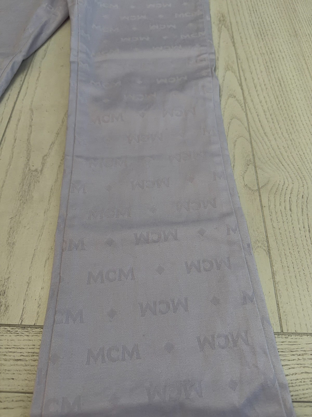MCM Purple Diamond Logo Pants 27” Waist 31” Inseam  42" Length