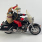 HARLEY-DAVIDSON ORNAMENT COLLECTION, 5 Bikers 1 Harley Santa Ball