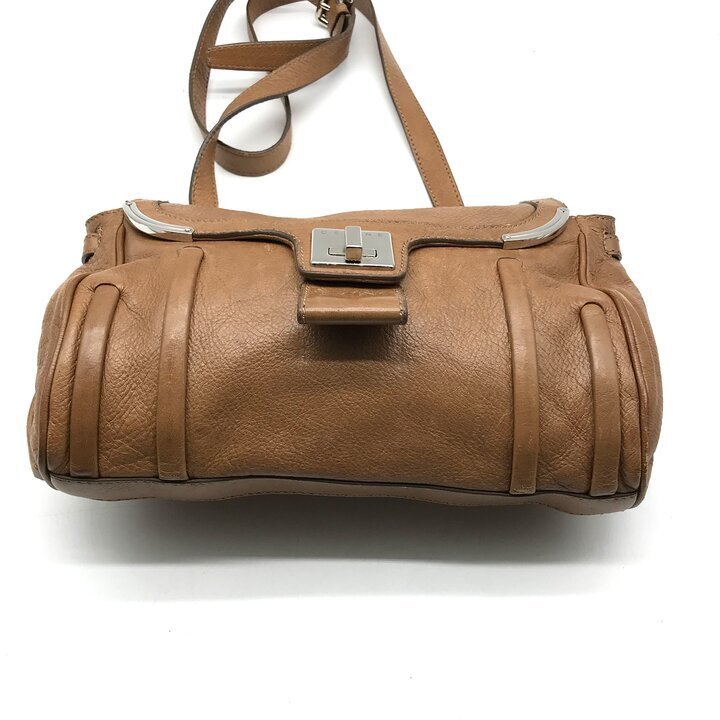 Celine Shoulder Bag | Leather Crossbody | Brown | Women's