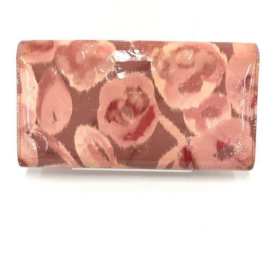 LOUIS VUITTON Wallet Portefeuille Sarah Vernis Ikat Flower M90023/TN0193