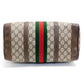 GUCCI Old Gucci Boston Bag Handbag Sherry Line GG Pattern 002・606・39