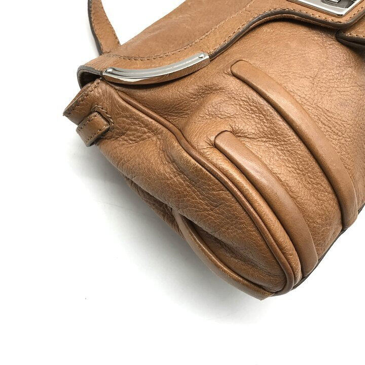 Celine Shoulder Bag | Leather Crossbody | Brown | Women's