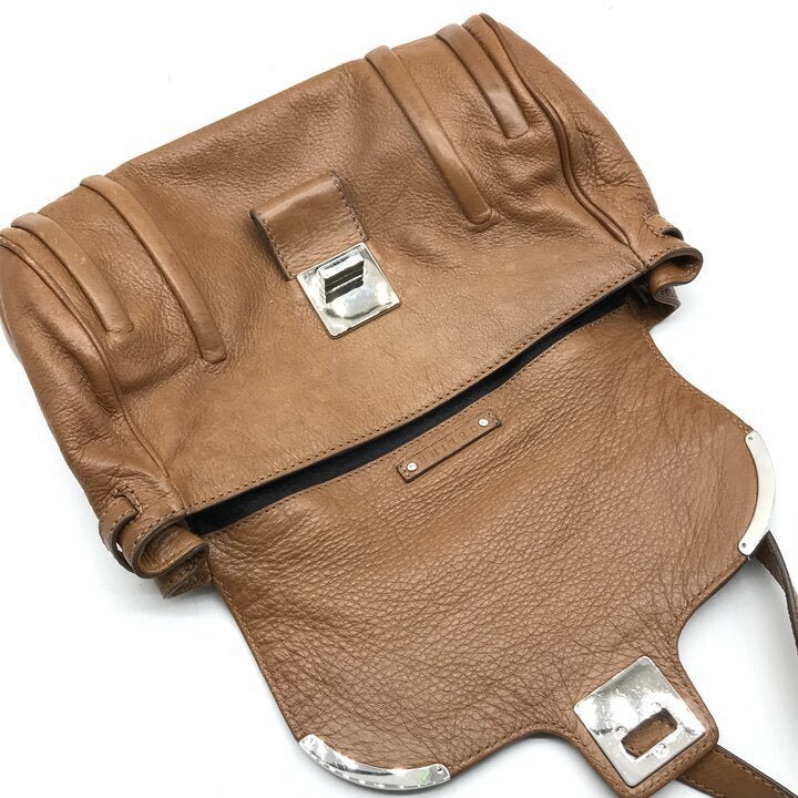 Celine Shoulder Bag | Leather Crossbody | Brown | Women's