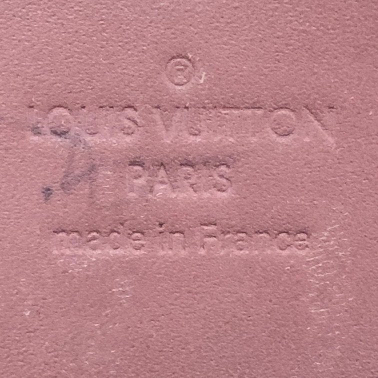 LOUIS VUITTON Wallet Portefeuille Sarah Vernis Ikat Flower M90023/TN0193