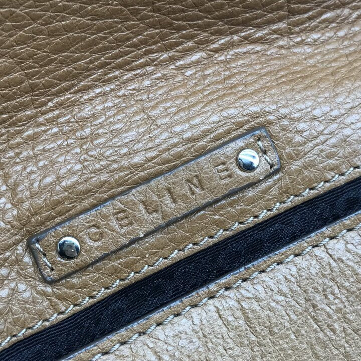 Celine Shoulder Bag | Leather Crossbody | Brown | Women's