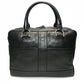 Burberry Vintage Leather Boston Bag | Nova Check Interior | Black | Men's