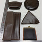 MARIO VALENTINO 5-Piece Set Long Wallet, Triangle Coin Case, Clasp Purse, 2 Mini Pouch