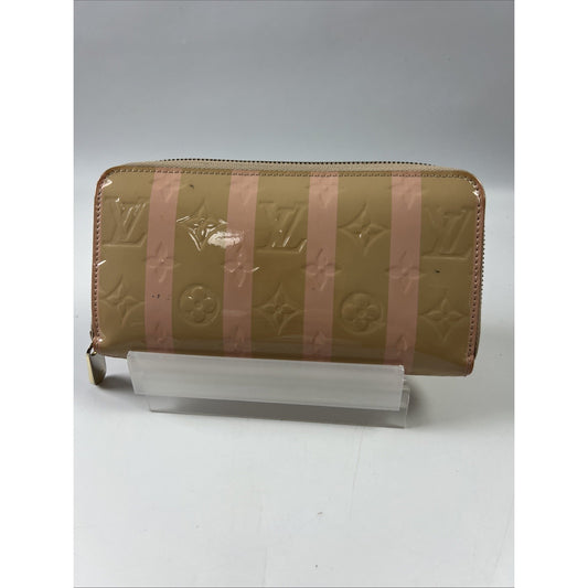 Louis Vuitton Vernis Rayeur Zippy Wallet 7.6 inch ladies