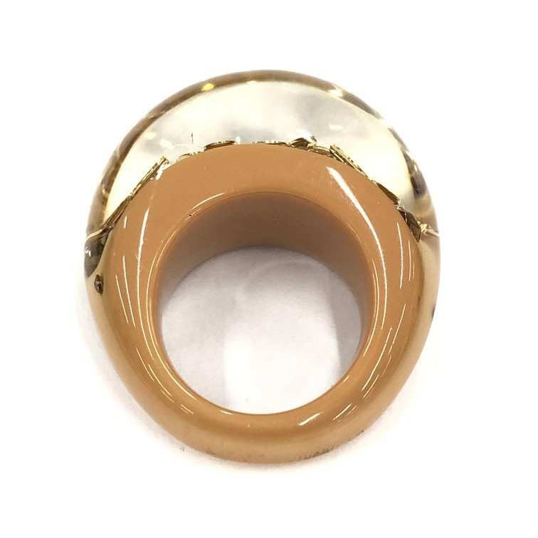 LOUIS VUITTON Berg Inclusion Ring, Size 5.5