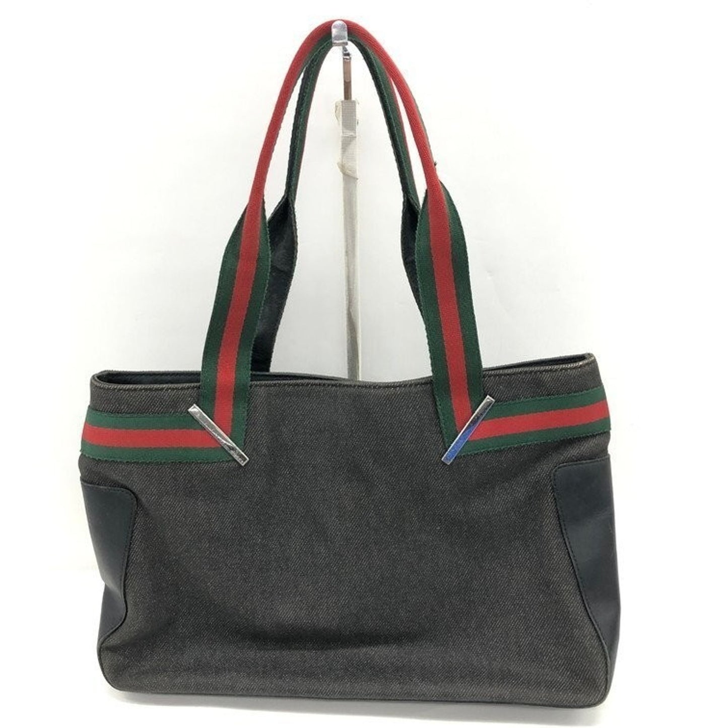 GUCCI Sherry Line Canvas Tote Bag 23983 002058
