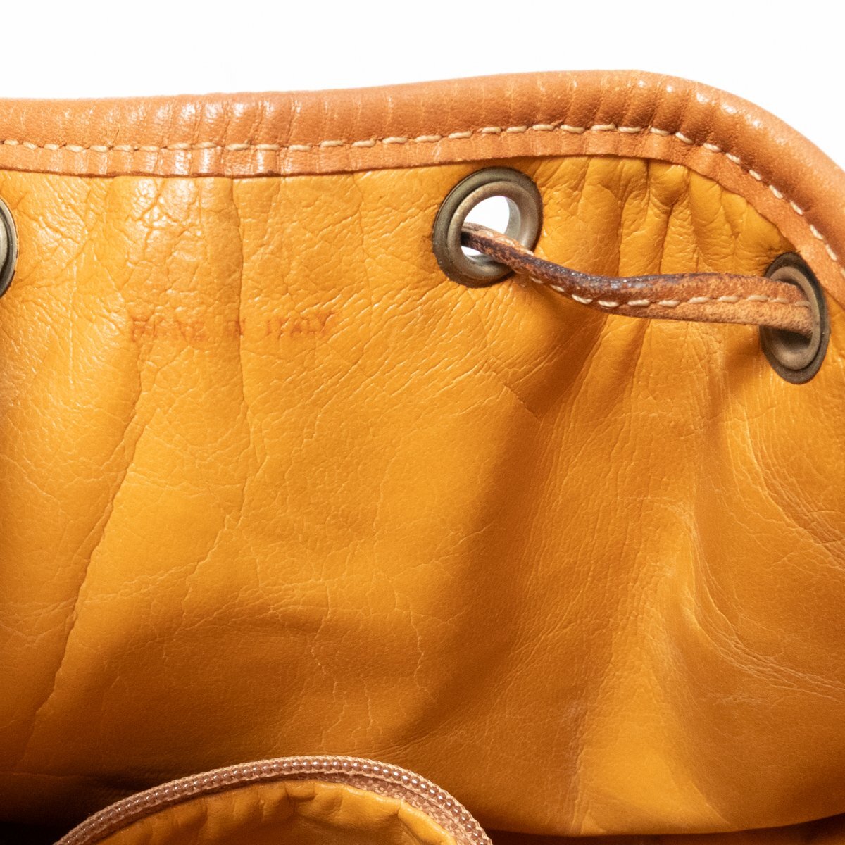 Celine Macadam Drawstring Shoulder Bag | PVC & Leather Crossbody | Dark Brown | Women's