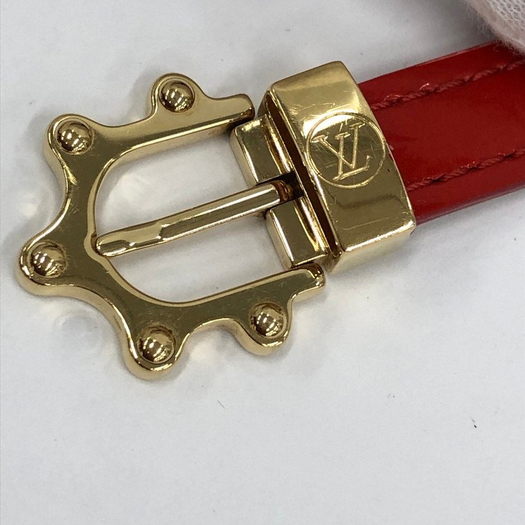 Louis Vuitton Monogram Vernis Bracelet Triple Tour Bangle M91402/MI0094