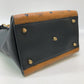 MCM Black/Cognac Visetos Shoulder/Tote Bag