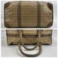 FENDI Boston Bag, Zucca Pattern, Coated Canvas and Leather, Brown, Travel Bag, Vintage, A4 Size