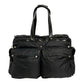 Celine Boston Bag | Canvas & Leather | Black | Women's