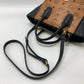 MCM Black/Cognac Visetos Shoulder/Tote Bag