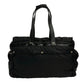 Celine Boston Bag | Canvas & Leather | Black | Women's